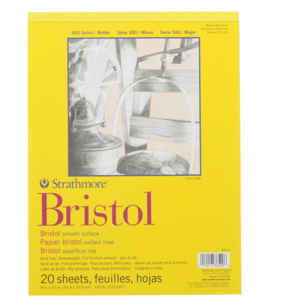 Bristol, Drawing Pad, 9X12